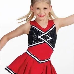 Weissman Red and Black Dance Costume Legendary Cheerleader LC
11023